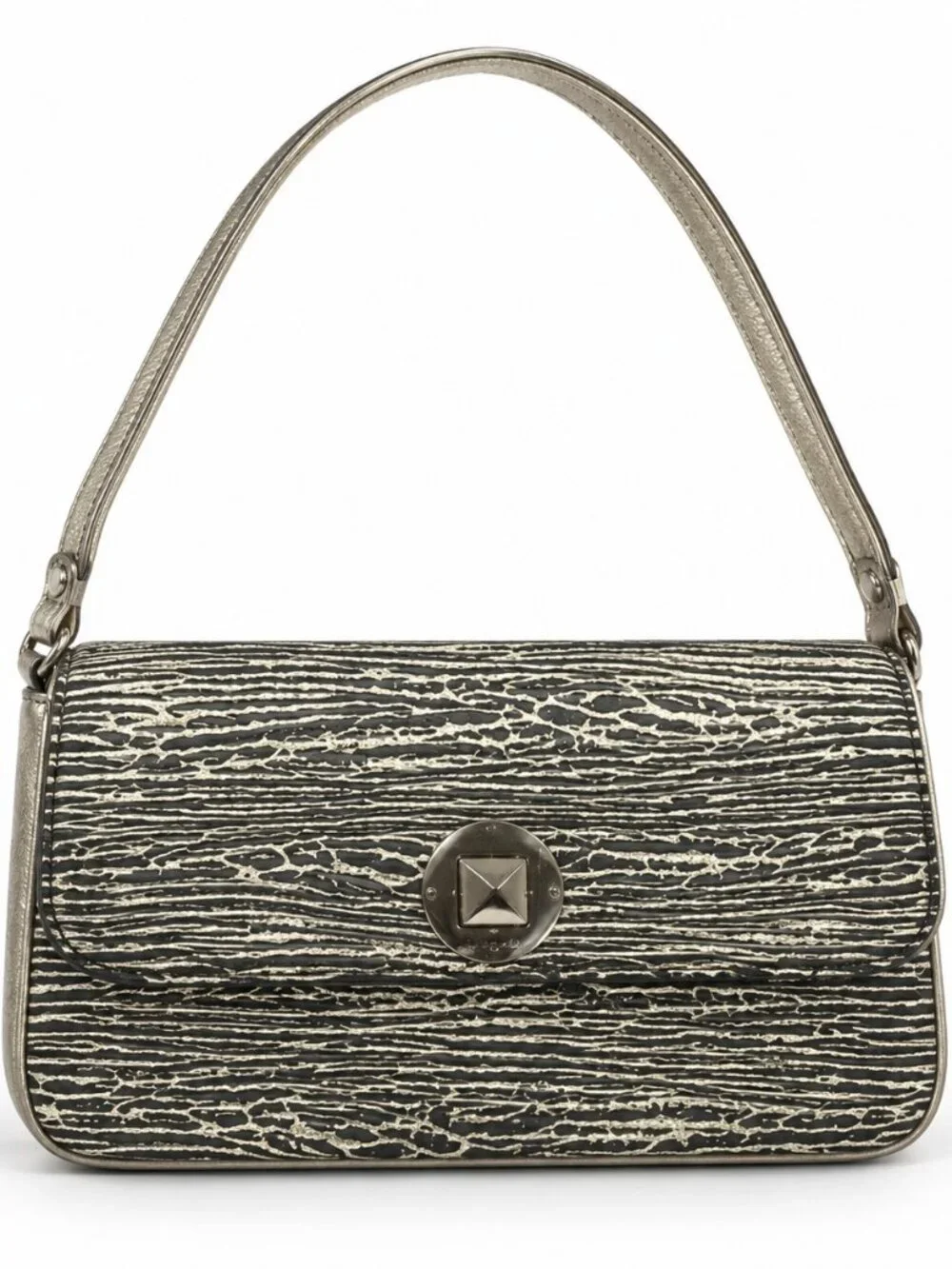 Kate Spade Gold Brown Two-Tone Shoulder Bag